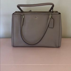 NWT light grey Coach purse